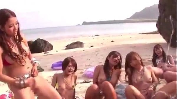 หนังโป๊ญี่ปุ่น พาสาวๆ มาสวิงกิ้งริมชายหาด โคตรฟินเลยจ้า